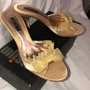 Unlisted afternoon delight champagne colored heels